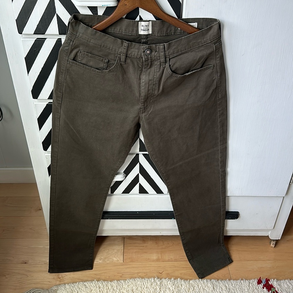 Flint and Tinder 365 Pants, Mossy Green, Tapered fit, Men’s 29x30